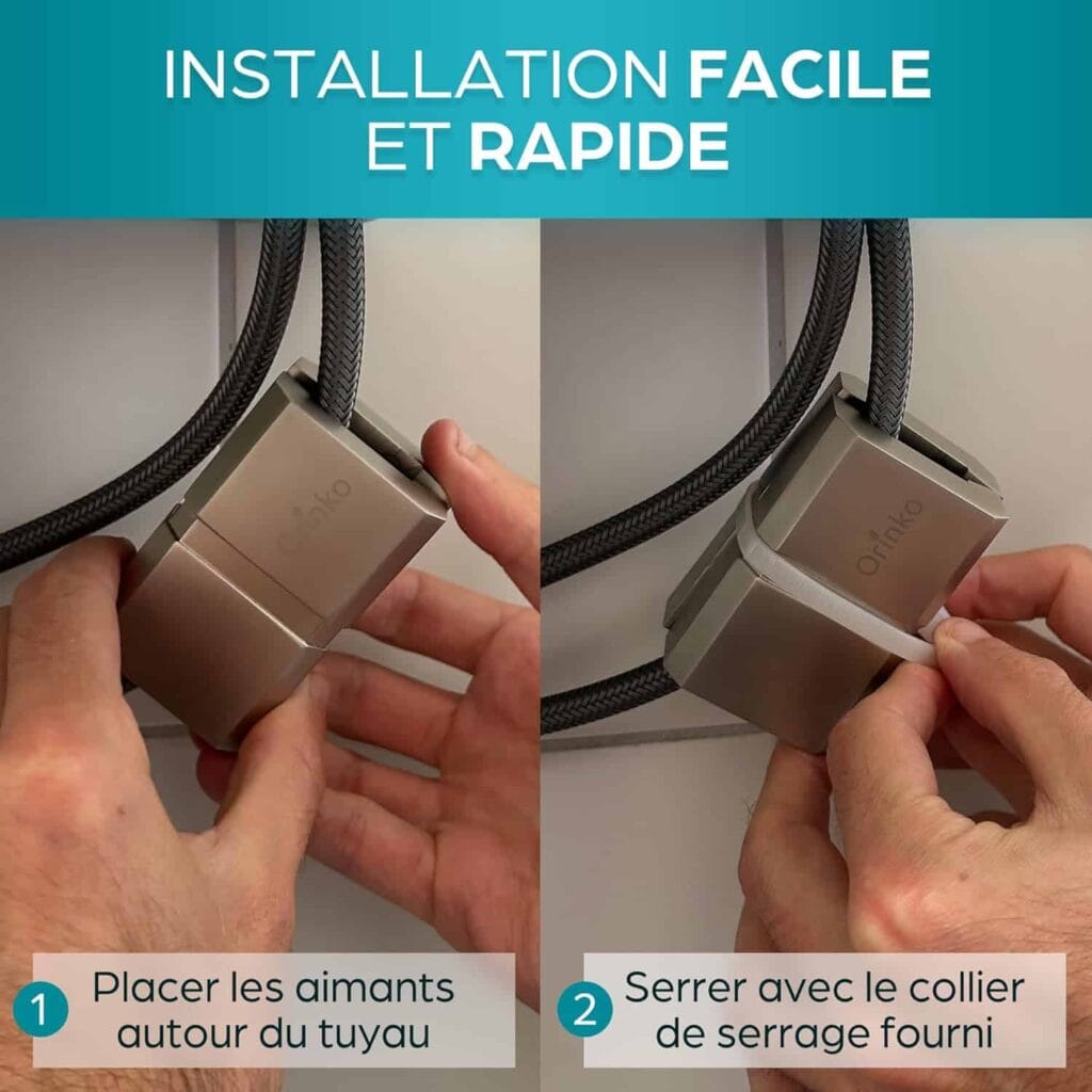 Guide installation aimant magnétique