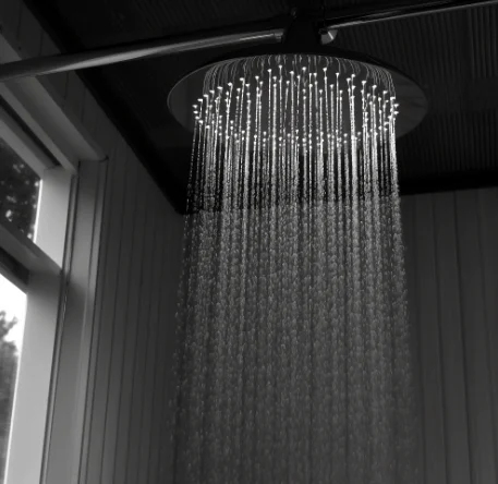 Fonctionnement d'une pomme de douche