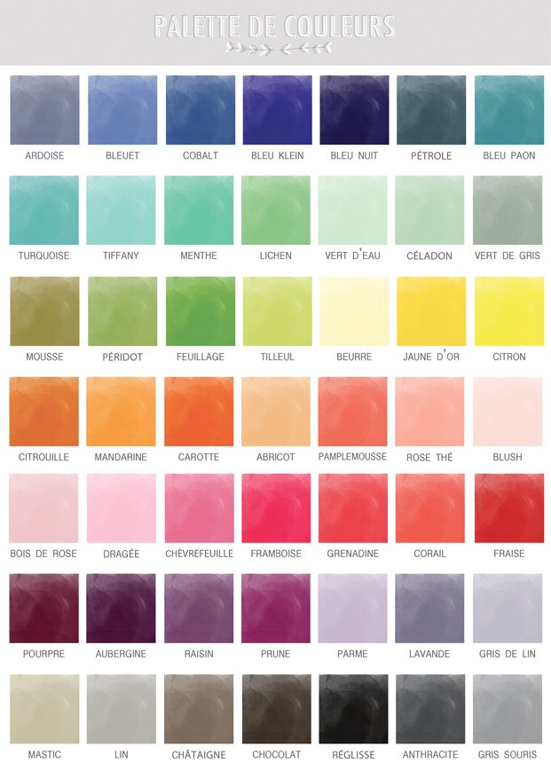 palette de couleur