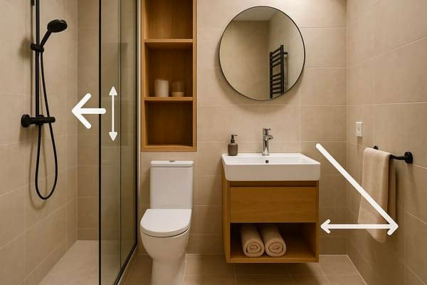 petite salle de bain optimisée